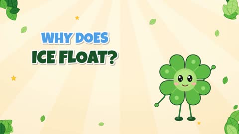 Why Does Ice Float? Water's Roomy Crystals!