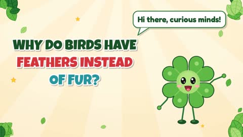 Why Do Birds Have Feathers Instead of Fur?
