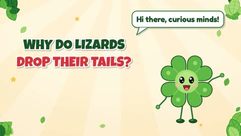 Why Do Lizards Drop Their Tails?