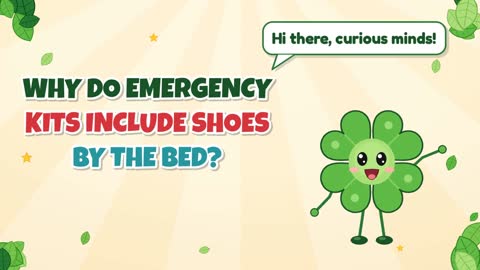 Why Do Emergency Kits Include Shoes By the Bed?