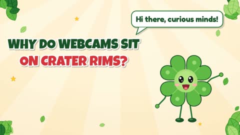 Why Do Webcams Sit on Crater Rims?