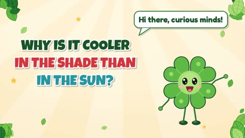 Why Is It Cooler in the Shade than in the Sun?