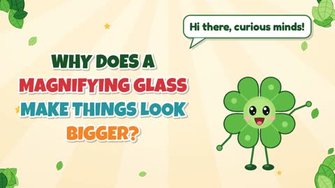 Why Does a Magnifying Glass Make Things Look Bigger?