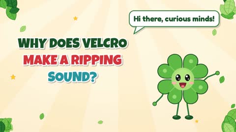 Why Does Velcro Make a Ripping Sound?