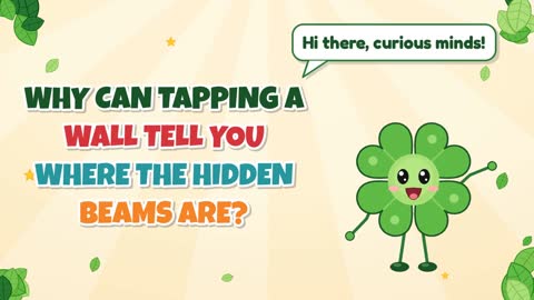 Why Can Tapping a Wall Tell You Where the Hidden Beams Are?