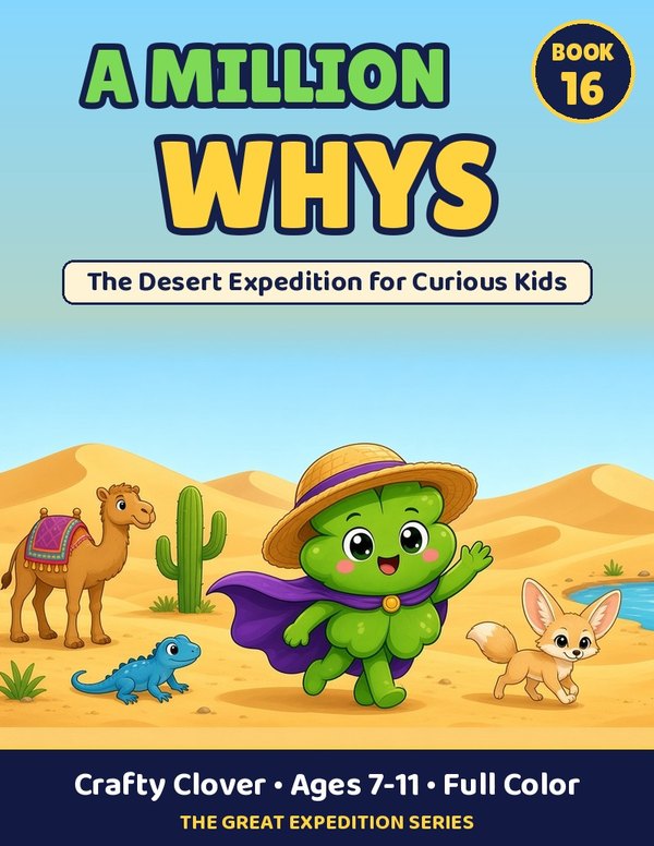 A Million Whys Book 16: The Desert Expedition cover