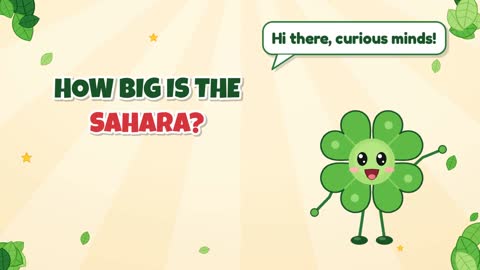 How Big Is the Sahara?