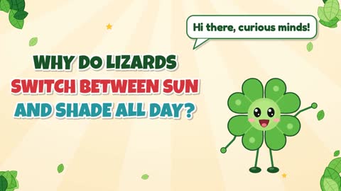 Why Do Lizards Switch Between Sun and Shade All Day?