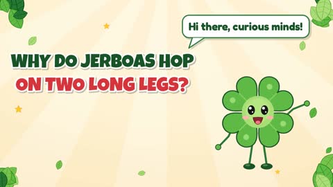 Why Do Jerboas Hop on Two Long Legs?