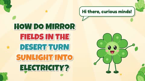 How Do Mirror Fields in the Desert Turn Sunlight Into Electricity?