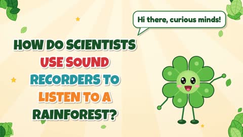 How Do Scientists Use Sound Recorders to Listen to a Rainforest?