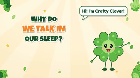 Why Do We Talk in Our Sleep?