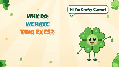 Why Do We Have Two Eyes?
