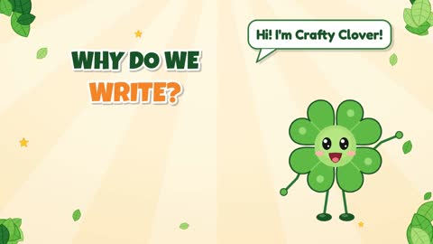 Why Do We Write?