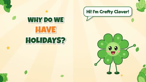 Why Do We Have Holidays?