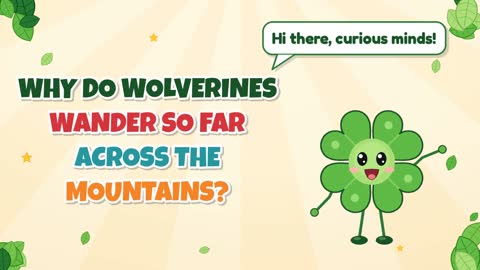Why Do Wolverines Wander So Far Across the Mountains?