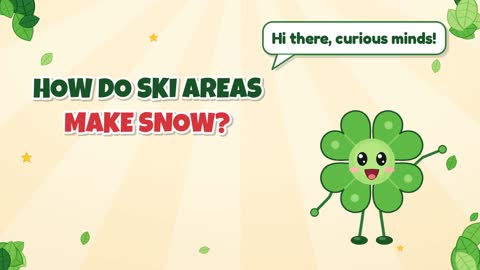 How Do Ski Areas Make Snow?