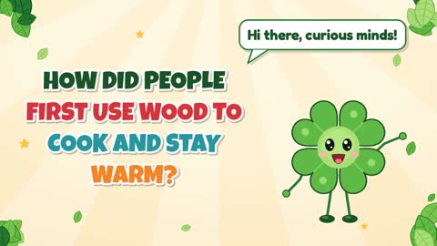 How Did People First Use Wood to Cook and Stay Warm?
