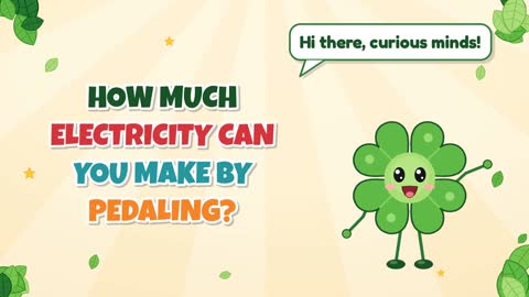 How Much Electricity Can You Make by Pedaling?