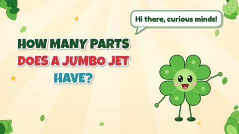 How Many Parts Does a Jumbo Jet Have?