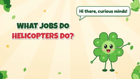 What Jobs Do Helicopters Do?
