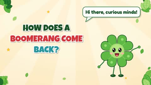 How Does a Boomerang Come Back?
