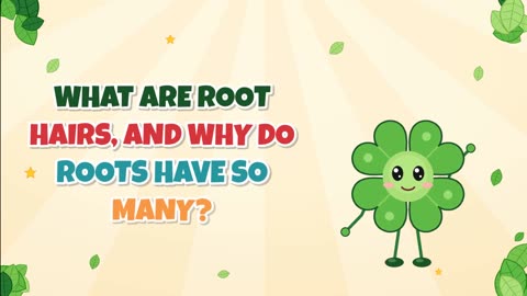 What are root hairs, and why do roots have so many?