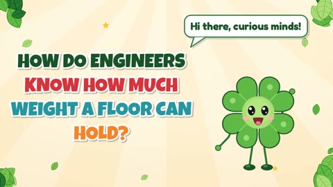 How do engineers know how much weight a floor can hold?