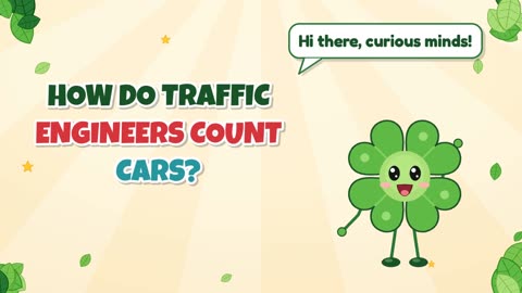 How do traffic engineers count cars?