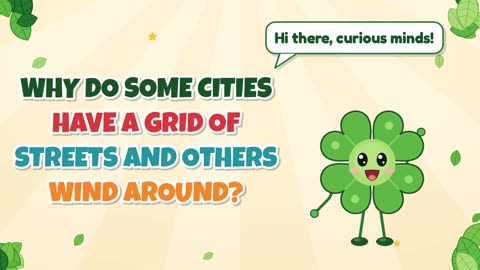 Why do some cities have a grid of streets and others wind around?