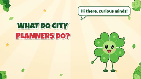 What do city planners do?