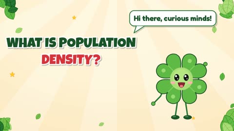 What is population density?