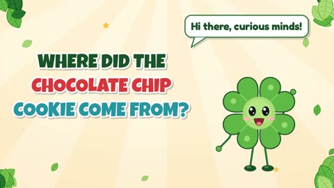 Where did the chocolate chip cookie come from?
