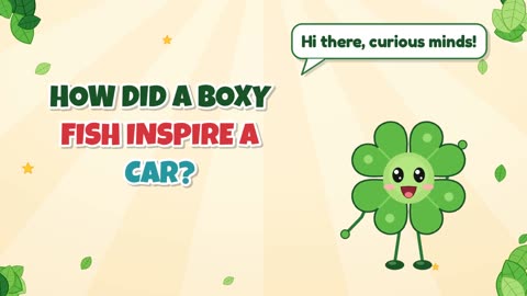 How did a boxy fish inspire a car?