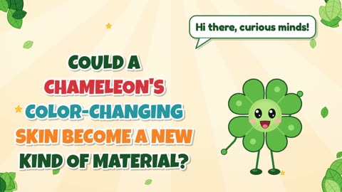 Could a chameleon's color-changing skin become a new kind of material?