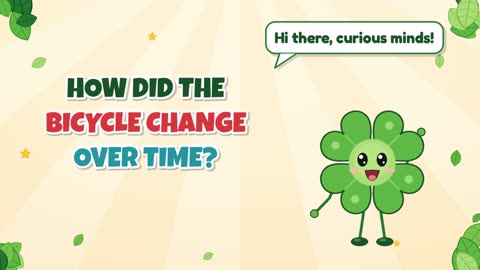 How did the bicycle change over time?