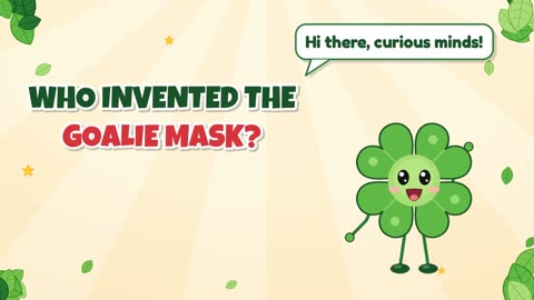 Who invented the goalie mask?