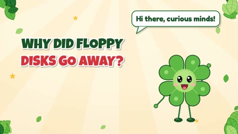 Why did floppy disks go away?