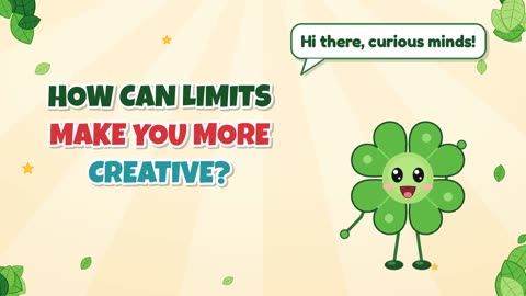 How can limits make you more creative?