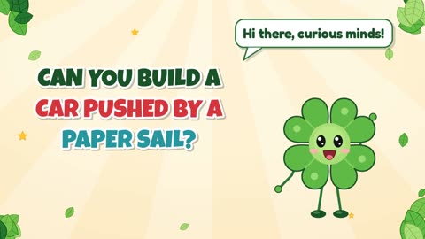 Can you build a car pushed by a paper sail?