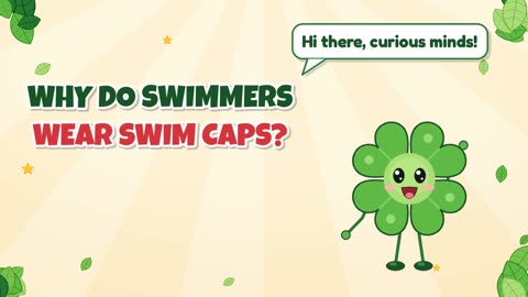 Why do swimmers wear swim caps?