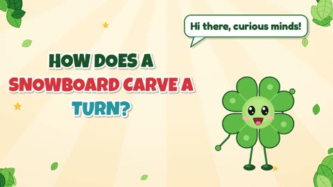 How does a snowboard carve a turn?