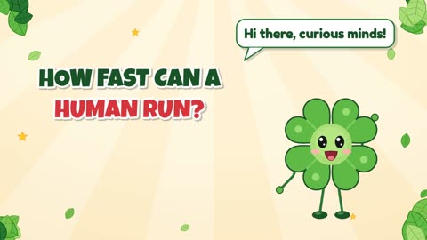 How fast can a human run?