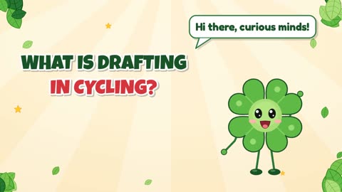 What is drafting in cycling?