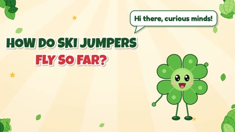 How do ski jumpers fly so far?