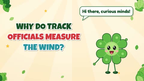 Why do track officials measure the wind?