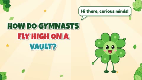 How do gymnasts fly high on a vault?