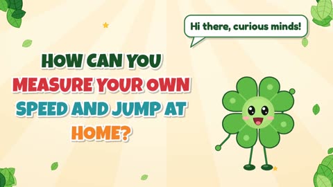 How can you measure your own speed and jump at home?