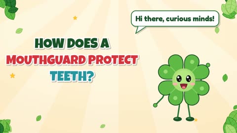 How does a mouthguard protect teeth?