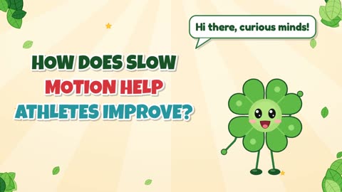 How does slow motion help athletes improve?